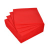 SERVIETTES X40 MICRO ROUGE