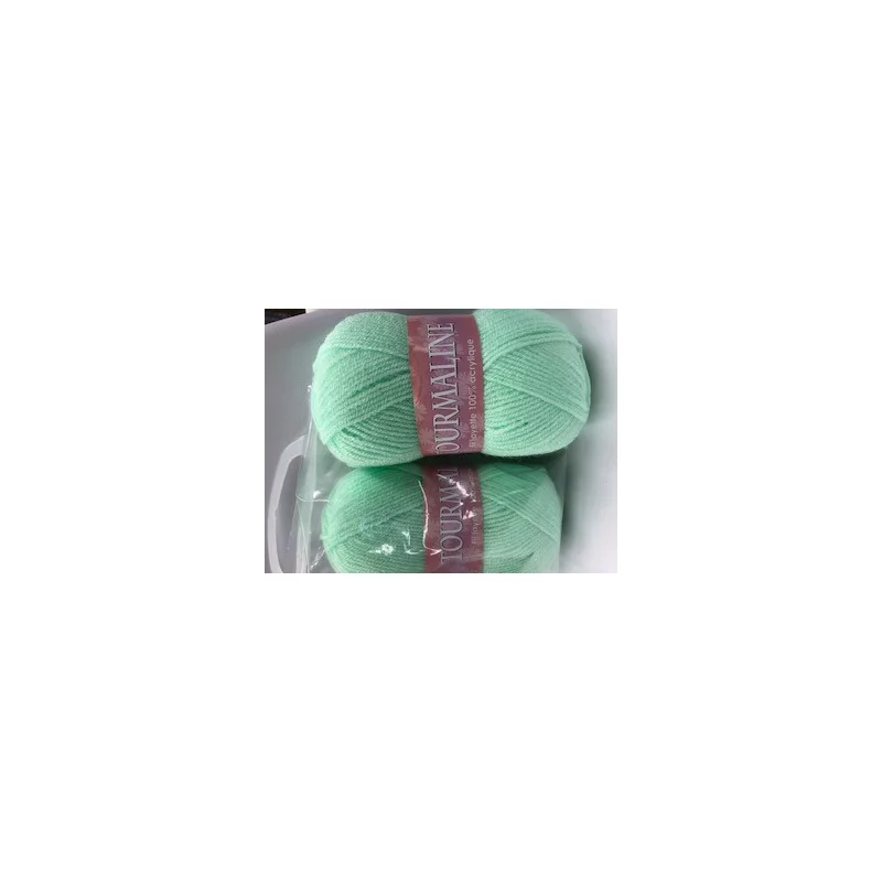 2 PELOTES 50GR TOURMALINE VERT D EAU