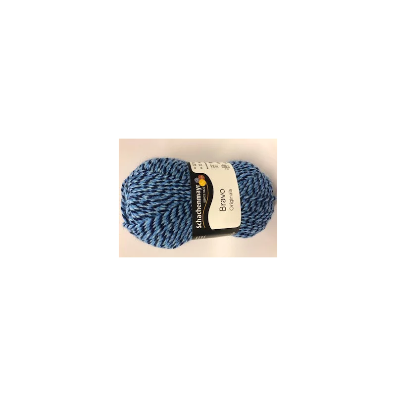 LAINE BRAVO CHINEE BLEU SUCRE D ORGE