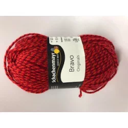 LAINE BRAVO CHINEE ROUGE SUCRE D ORGE
