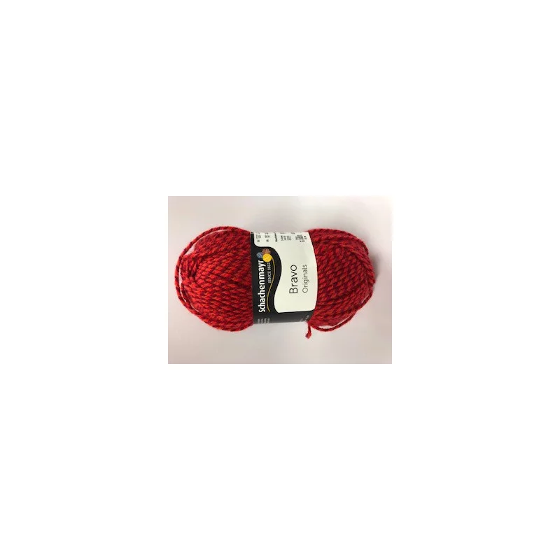 LAINE BRAVO CHINEE ROUGE SUCRE D ORGE