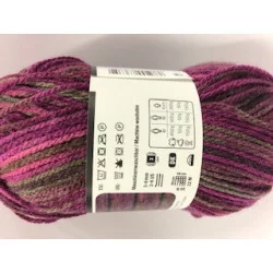 LAINE BRAVO COLOR TRIO GRIS/MARRON/VIOLE
