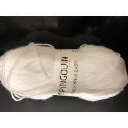 LAINE PINGOREX BABY BLANC