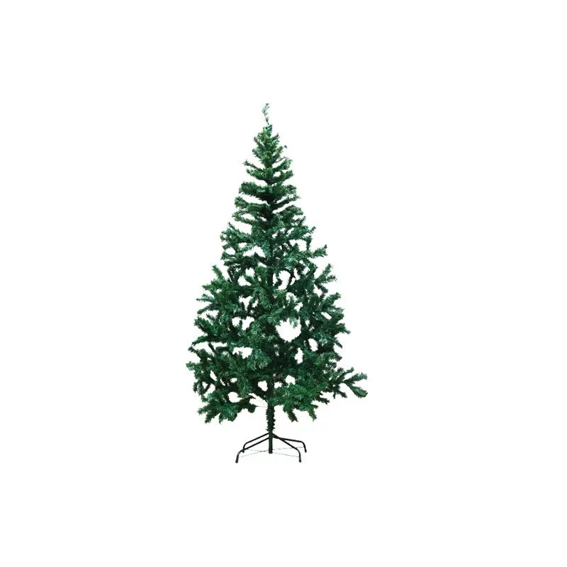 SAPIN VERT 210CM 600T/7CM/PIED METAL