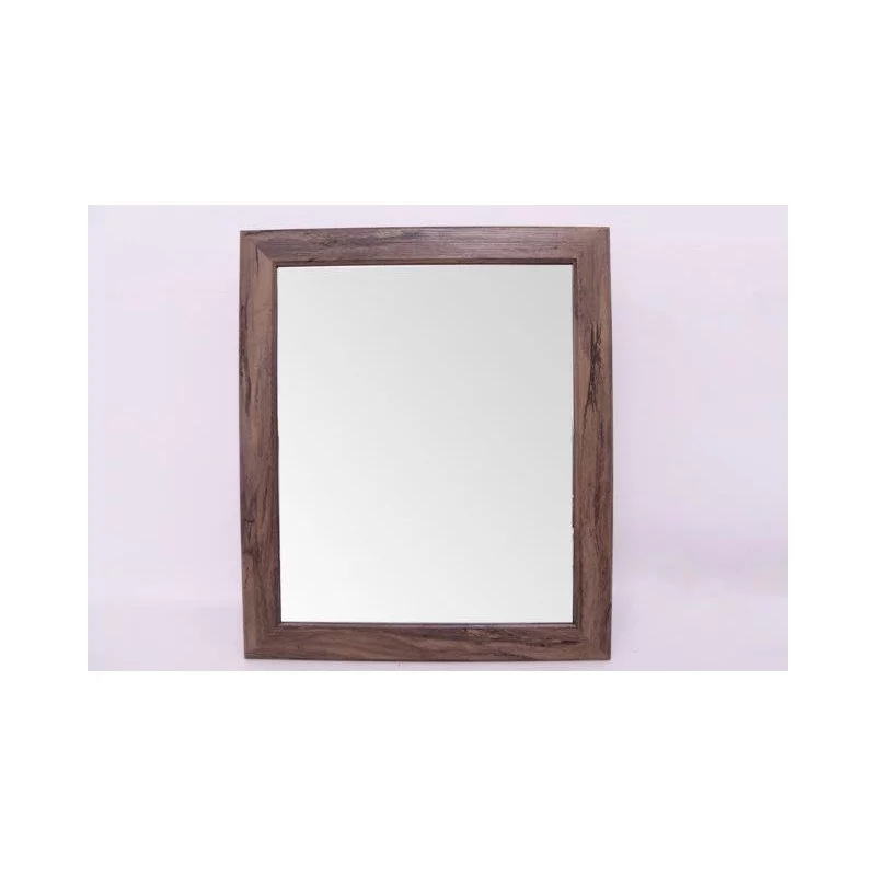 MIROIR EN BOIS FONCÉ 59X49cm