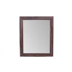 MIROIR BOIS FONCÉ 99x69cm