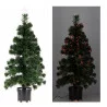 SAPIN VERT FIBRE OPTIQUE - H80CM ENV - 1