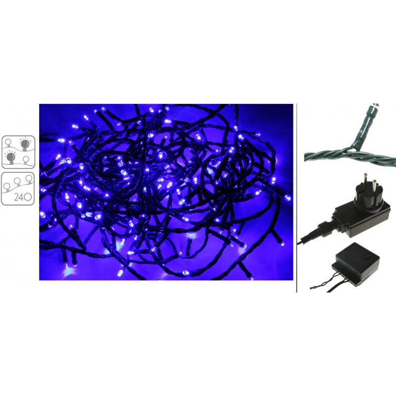 GUIRL CLIGN 240 LEDS BLEUES 12M - USAGE