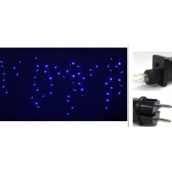 RIDEAU LUMINEUX EXTÉRIEUR 120 LEDS BLEUES 190cm