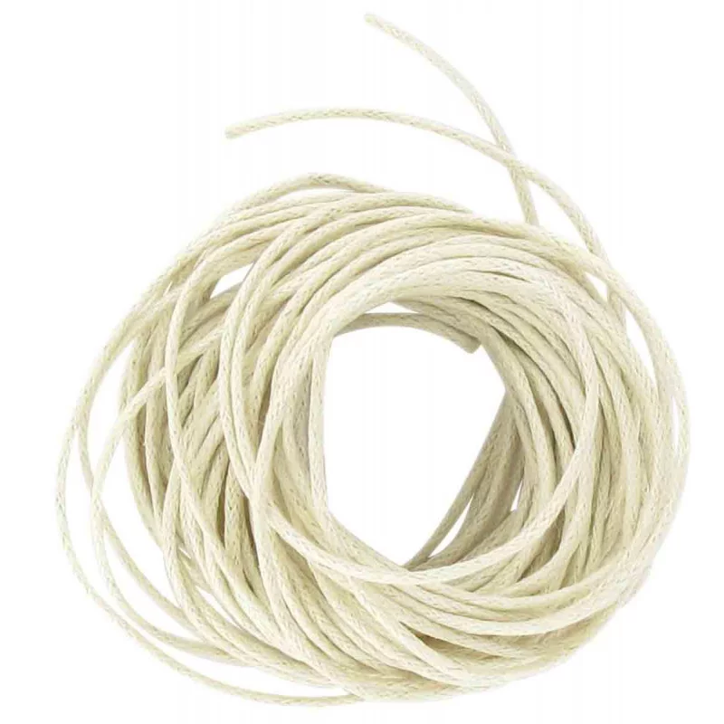 Coton ciré 5 m x 1 mm écru