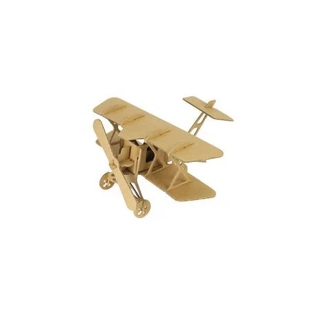 Maquette Avion En Carton à Assembler 13 X 16,5 X 9 Cm – Kit Créatif DIY Pour Enfants, Activité Manuelle, Trophée 3D à Personnaliser, Expédié De France