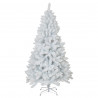SAPIN LUXE BLANC FLOQUE 150CM- EFFET FLO
