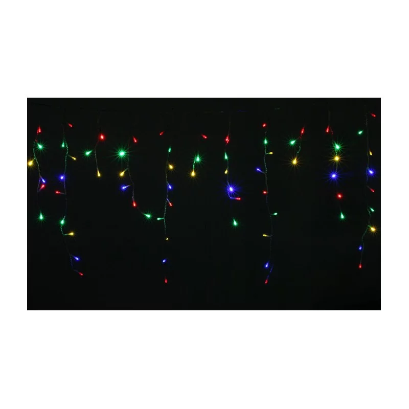 RIDEAU LUMINEUX STALACTITE MULTICOLOR 48