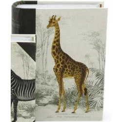 BOITE LIVRE SAFARI GIRAFE 33CM GM
