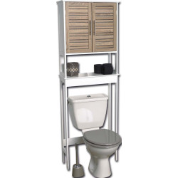 MEUBLE DESSUS WC STOCKHOLM MDF/ 2 PORTES