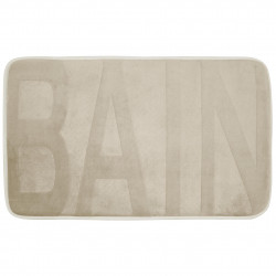 TAPIS DE BAIN MICROFIBRE RELIEF ""BAIN"