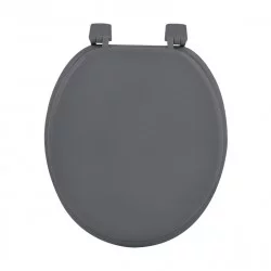 ABATTANT WC MDF UNI ANTHRACITE CHARNIERE