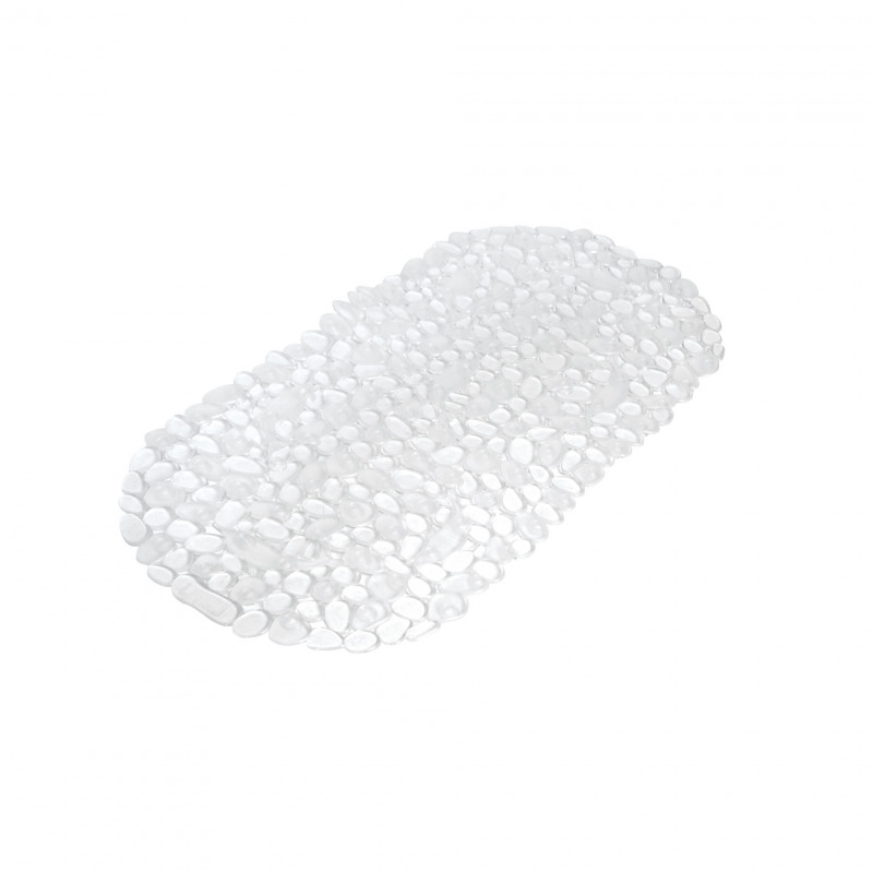 Fond de baignoire transparent galets 69x36cm