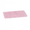 TAPIS BAIN RELIEF ROSE POUDRE
