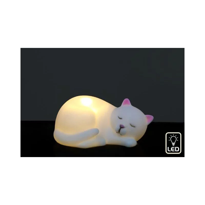 Veilleuse Chat 11x8cm