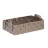 PANIER SANGLES TAUPE 32x21x10cm