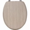 ABATTANT WC CHENE CLAIR 18 POUCES ATTACH