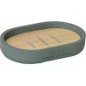 PORTE SAVON KAKI / BAMBOU POLYRESINE