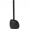 BROSSE WC NOIR FORME GALET POLYRESINE TI