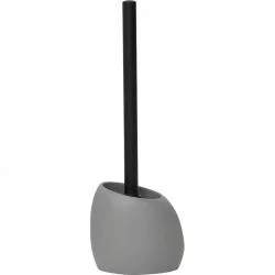 BROSSE WC GRIS FORME GALET POLYRESINE TI