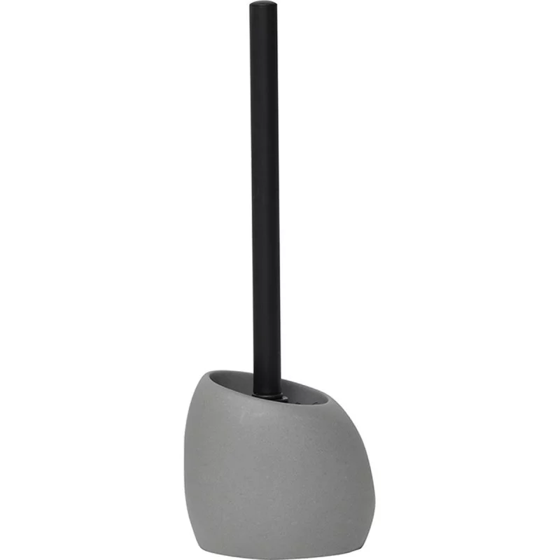 BROSSE WC GRIS FORME GALET POLYRESINE TI