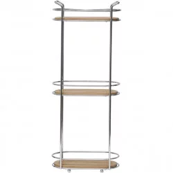 ETAGERE OVALE FIL METAL A POSER / 3 NIVE