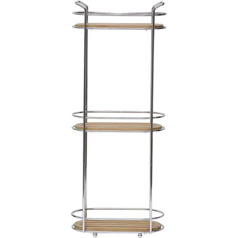ETAGERE OVALE FIL METAL A POSER / 3 NIVE