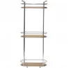 ETAGERE OVALE FIL METAL A POSER / 3 NIVE