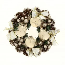PHOTOPHORE DE NOEL 4 SUPPORTS BOUGIE CHA