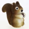ÉCUREUIL AVEC POMME DE PIN H11cm