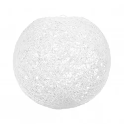 SUSP. BOULE BLANCHE D20CM