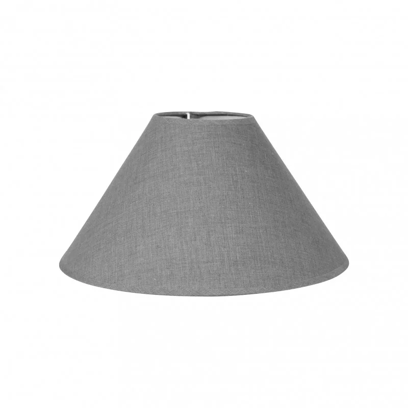 Abat jour gris clair D30cm H18.5cm Abat jour gris clair D30cm H18.5cm