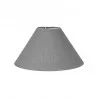 Abat jour gris clair D30cm H18.5cm
