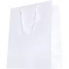 SAC CADEAU 18x10x23 cm BLANC BRILLANT