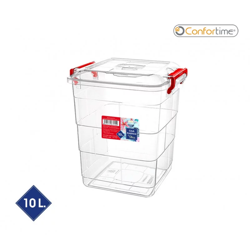 BOITE PLASTIQUE TRANSP TETRIS 10L BOITE PLASTIQUE TRANSP TETRIS 10L
