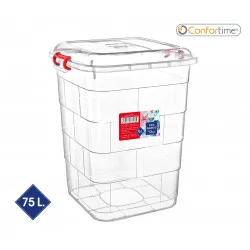 Boite plastique transparent Tetris 75L