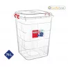 BOITE PLASTIQUE TRANSP TETRIS 75L. CONFO