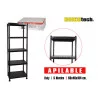 MEUBLE 5 ÉTAGÈRES DE RANGEMENT L60Xl40XH184cm