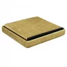 COFFRE POUF PLIABLE VELOURS COTELE GIULI