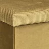 COFFRE POUF PLIABLE VELOURS COTELE GIULI