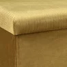 COFFRE BANC PLIABLE EN VELOURS COTELÉ GIULIA