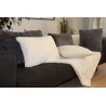 PLAID DOUCEUR 130X170 ECRU EFFET FOURRURE