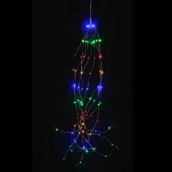 SPIRALE EXT 200 MINILEDS MULTICOLORE 2M