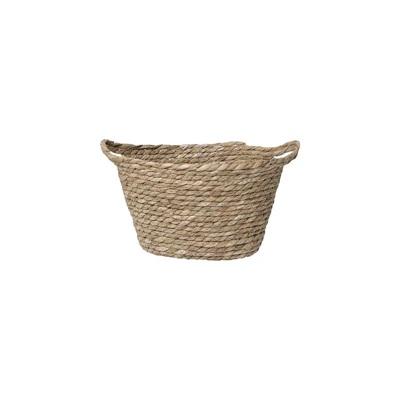 PANIERE OVALE MM MATIERE VEGETALE AVEC D