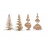 SAPIN TOUT EN BOIS NATUREL - 250 CM